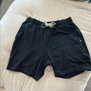Vuori Men's Charcoal Athletic Shorts